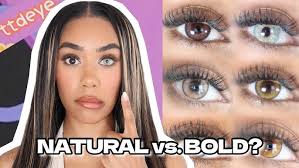 𝐓𝐓𝐃𝐄𝐘𝐄 || NATURAL and AFFORDABLE Colored Contacts for Dark Brown  Eyes😻