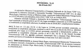 In privinta societatilor comerciale pe actiuni legea in privinta societatilor cu raspundere limitata legea 31/1990 stabileste numai obligatia numirii administratorilor prin actul constitutiv sau de adunarea. Miss Universe Din Dosarul Valcov NumitÄƒ Administrator La TelecomunicaÈ›ii Cfr Sa