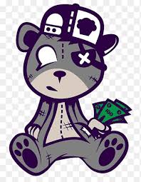 We have 12 models on gangsta bear including images, pictures, models, photos, etc. Zombie Bear Holding Banknotes Illustration Bear T Shirt Graffiti Drawing Broken Bear Purple Comics Png Pngegg