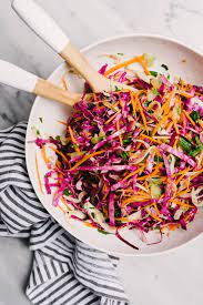 The hardest part is the knife skills to chop up all the veggies. Apple Cider Vinegar Coleslaw Our Salty Kitchen
