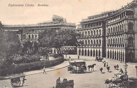 Elphistone circle, Bombay during bygone years