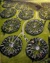 This Community In Denmark Lives In Surreal Circle Gardens In 2020 Garden City Copenhagen Denmark