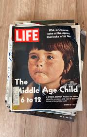 Stack of Vintage 1972 Life Magazines