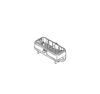 Molex 58691-0010 HMC Rectangular Industrial Panel-Mount Bracket,  Multi-Module Type, 36 Circuits, Type A Polarization