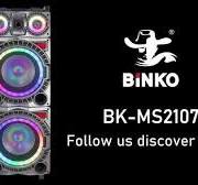 OEM Hifi Sound System, 12 Inch Woofer Powered Speaker, Double Bass RGB  Light Speaker with Mic