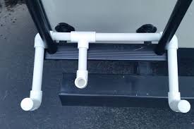Titangear 2 packs portable rv clothes drying rack, camper and trailer dryer, easy clamp on rv ladder 1 inch diameter tubing, no drilling, hang 5 clothes up to 45 lb, clothes dryer, abs, black. Rv Ladder Clothes Rack Off 71