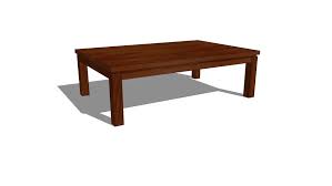 Design your individual coffee tables made to order online with pickawood. Simple Wooden Coffee Table 3d Warehouse
