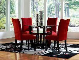 Red Dining Room Sets Cheap Round Glass Dining Table And Red Chairs For Small Di Velvet Dining Room Chairs Dining Room Chairs Upholstered Oak Dining Room Chairs