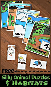 Free Animal Habitats For Kids Activity
