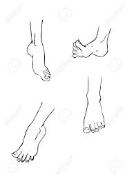 A Set Of 4 Different Cartoon Feet In Various Poses Royalty Free Cliparts Vectors And Stock Illustration Image 69062984 Video of the kids feet of character cartoons. a set of 4 different cartoon feet in various poses