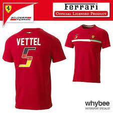 38 likes · 1 was here. New 2015 Scuderia Ferrari F1 Sebastian Vettel 5 Ladies T Shirt Womens Girls Clothing Branded Automotive Merchandise One Team Ferrari Mens Tshirts