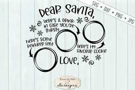 Download Dear Santa Christmas Eve Plate Milk Cookies Svg File 385641 Cut Files Design Bundles PSD Mockup Templates