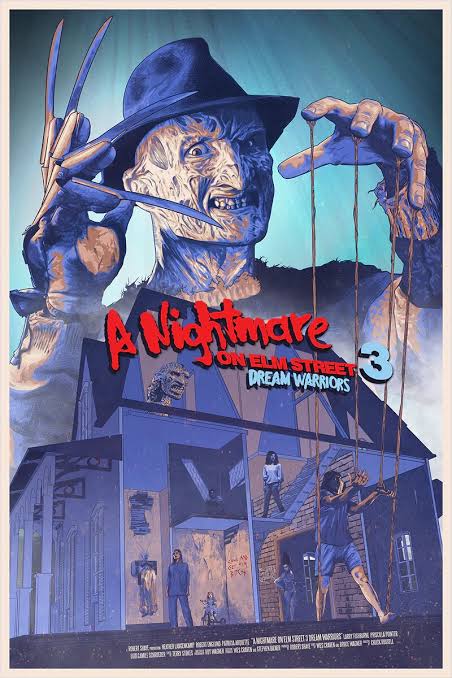 A Nightmare on Elm Street 3 Dream Warriors Poster Giclee Print Art 24x36  Mondo