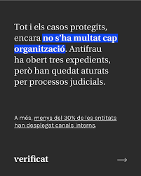 🔒 Millorar la protecci&oacute; als alertadors de corrupci&oacute; &eacute;s una assignatura  pendent a Catalunya. L'Oficina Antifrau de Catalunya (OAC) ja ha protegit  53 persones des del 2023, per&ograve; no ha imposat cap