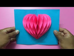 Next on my list, especially helpful for those of us who like to see and touch something to see how it works: How To Make Heart Pop Up Card Making Valentine S Day Pop Up Cards Step By Step Diy Paper C Valentines Cards Heart Pop Up Card Valentines Cards Diy Handmade