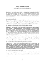 Justice From Plato To Rawls