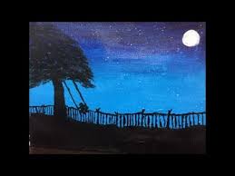 07 09 2019 3 cara melukis sebuah pemandangan malam langkah 1 terakhir. Melukis Lukisan Lukis Painting Acrylic Melukis Langit Malam Melukis Mudah Dan Bagus Acrylic Youtube