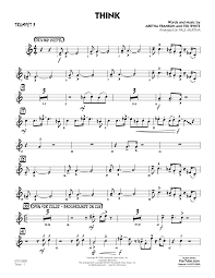 Aretha franklin died of advanced pancreatic cancer on august 16, 2018, in detroit, michigan. Aretha Franklin Think Arr Paul Murtha Trumpet 3 Sheet Music Pdf Notes Chords Soul Score Jazz Ensemble Download Printable Sku 408322