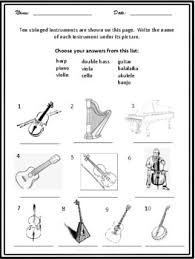 Bowed instruments include the string section instruments of the classical music orchestra (violin, viola, cello and double bass) and a number of other instruments (e.g., viols and gambas used in early music from the baroque music era and fiddles used in many types of folk music). The String Instruments Worksheets Teaching Resources Tpt