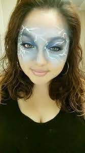 Lightning Makeup For Halloween Halloween Makeup Inspiration Creative Halloween Costumes Diy Mermaid Halloween