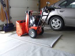 Garage Floor Mat For Snowblower Garage Floor Mats Snow Blower Outdoor Power Equipment