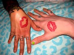 A royal tattoo with a crown and diamond eyes. 60 Lip Tattoos Ideas For Women Kiss Tattoos