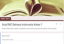 Hai gaes bagi yg mau kunci jawaban buku pr intan pariwara kelas 10 smstr 1 dan 2 dan kelas 11 smstr 1 bisa sms ke no. Soal Pat Online Bahasa Indonesia Smp Kelas 7 Kurikulum 2013 Tahun Pelajaran 2019 2020 Didno76 Com
