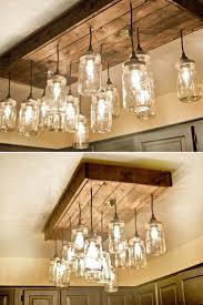 Mason Jar Wood Pallet Chandelier Id Lights