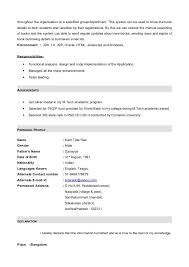 Resume Format For 6 Months Experience In Java Resume Format Internship Resume New Resume Format