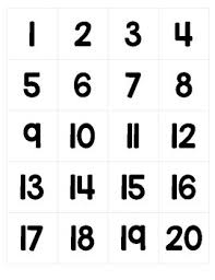 Replacement Numbers For Counting Days In School Pocket Chart Cards