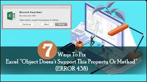 7 Ways To Fix Excel Object Doesn T Support This Property Or Method Error 438 In 2020 Excel Antivirus Program Excel Spreadsheets