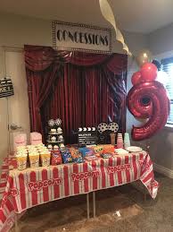 Birthday Decoration At Home Ideas Home Parties Theme 31 Bags In 2020 Teenage Birthday Party Movie Night Birthday Party Movie Birthday Party