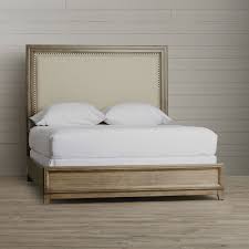 Details About Queen Size Upholstered Wood Bed Nailhead Restoration Hardware St James Replica Restoration Hardware Bedroom Bedroom Sets Queen Guest Bedroom Design