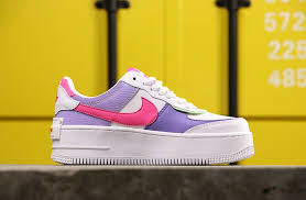 Nike Air Force 1 Double Layering Shadow White Pink Purple Nike Air Nike Air Force Nike