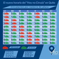 Hoy no circula (literally in spanish: Veci El Nuevo Horario Del Hoy No Circula Es De 06 00 A 22 00 Veci News