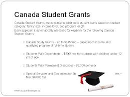 Canada student loans (from the federal government) and provincial/territorial loans. Student Financial Services Student Loan Presentation For Morell