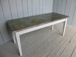 Vintage metal top kitchen tables. Bespoke Handmade Table Gallery Of Images For Inspiration