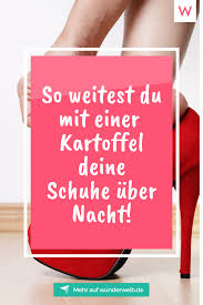 Schuhe Weiten Mit Kartoffeln So Geht S Wunderweib Tipps Und Tricks Tipps Zerknulltes Papier