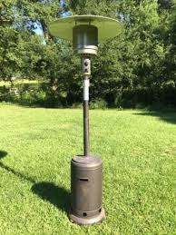 Does not come with a cover. 87 Tall Propane Patio Heater Used Once Orrell Auctions And Real Estate