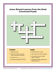 Archived puzzles are available and are also free. Bible Crossword Puzzles Bible Lesson Activities For Children
