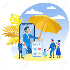Family members eligible for coverage. Life Insurance For Family Members Cartoon Flat From Smartphone Royalty Free Cliparts Vectors And Stock Illustration Image 123603731