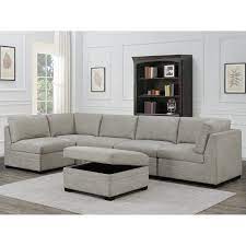 Where are furniture sale items in the store? Thomasville Tisdale 6 Piece Modular Fabric Sofa Costco Uk