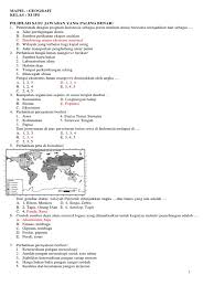 Dan artikel yang sedang anda baca ini, merupakan bagian pertama dari contoh soal geografi, khususnya untuk kelas 11 semester 2 yang akan terus dipublish sampai uji kompetensi. Soal Mitigasi Bencana Geografi Kelas Xi Ips Kanal Jabar