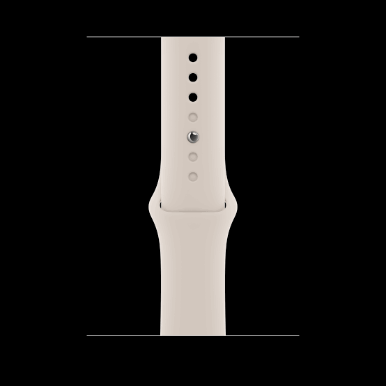 Apple Watch Starlight Band Front View