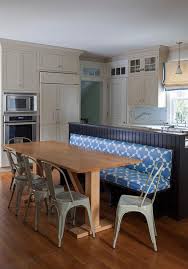 black beadboard dining bench built on