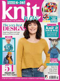 Along with videos and patterns for crocheting, knitting, quilting, sewing and other crafts. Knit Now 98 Sneak Peek