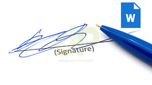 Gunakan mouse, trackpad atau perangkat pointer anda untuk menggambar tanda tangan di layar. Cara Membuat Tanda Tangan Di Word