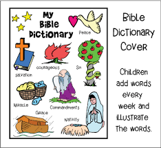 My Bible Dictionary Bible Study Activity For Children From Www Daniellesplace Com Children Bible Study Activities Books Of The Bible Bible Crafts For Kids
