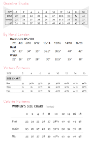 meticulous london dress company size chart 2019