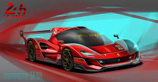 Wec Ferrari P6 Hypercar On Behance Ferrari Car Inspiration Concept Cars